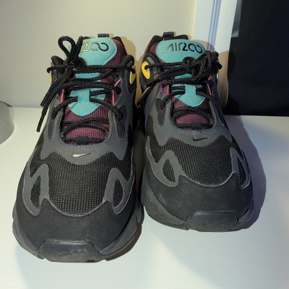 Nike Air Max 200 Black Bordeaux Size 11.5 US Men's (AQ2568-001)